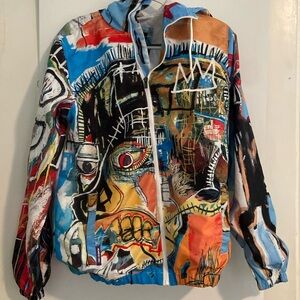 Jean Michel Basquait Jacket members only